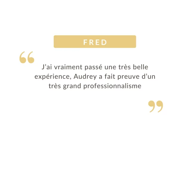 Avis de Fred sur Audrey portais penvern coaching professionnel