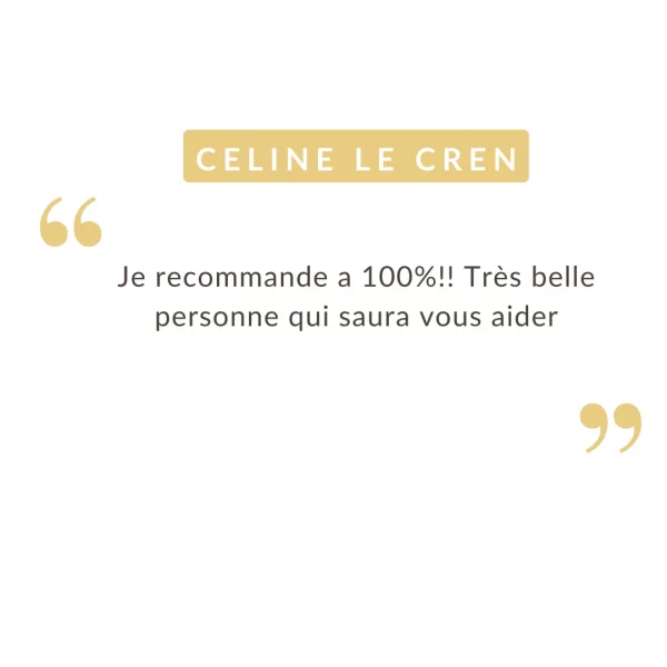 Avis de Celine sur Audrey portais penvern coaching professionnel